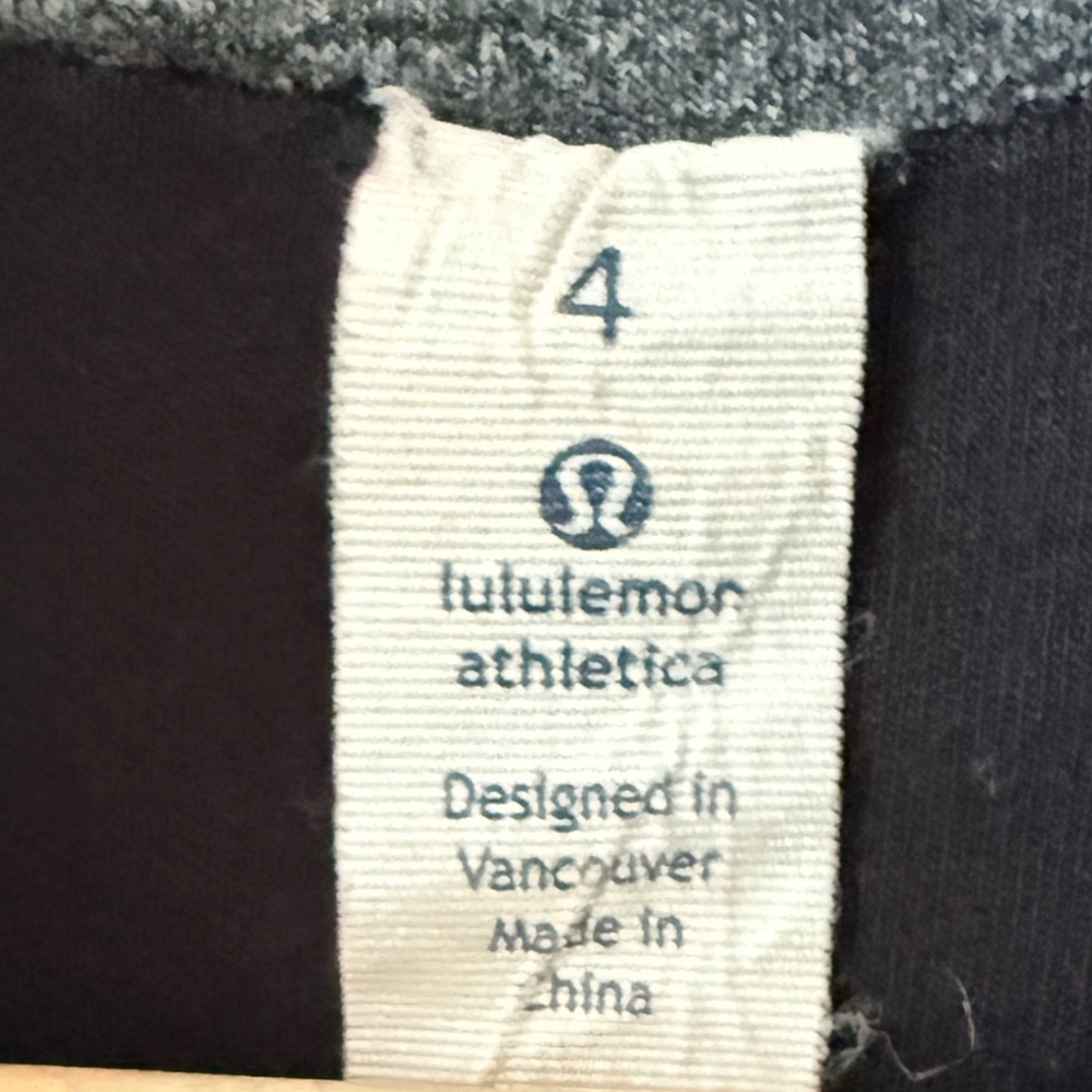 Lululemon That's A Wrap Sweater Jacket In Heather Snow Slub Coal - Picture 8 of 8